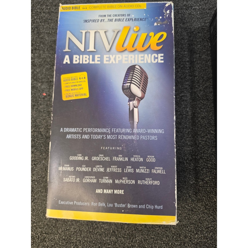 NIV Live A Bible Experience Audio CD Set Complete Dramatic Performance Case